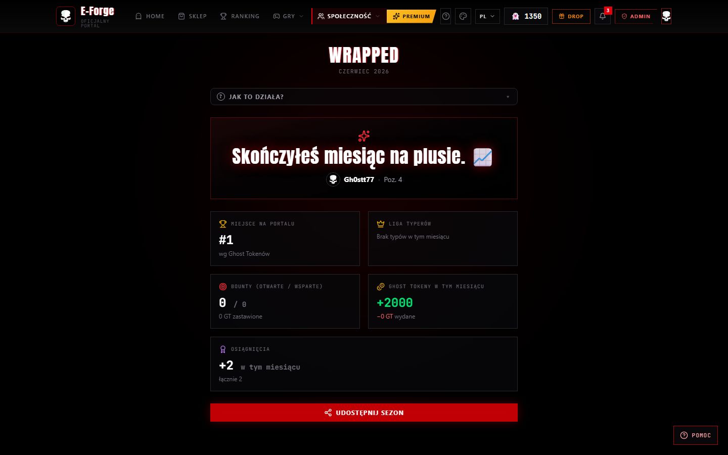 Wrapped (podsumowanie sezonu)